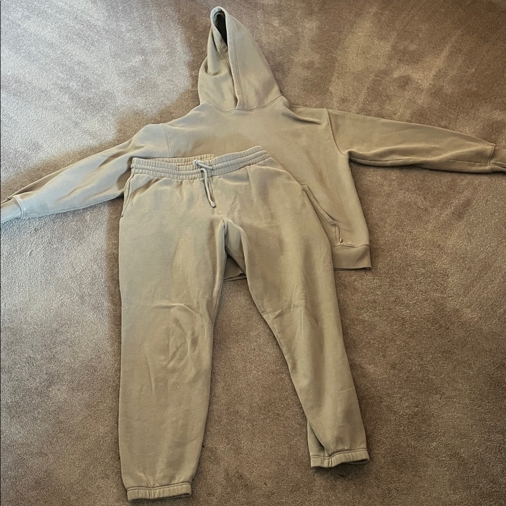 TNA / ARITZIA set - brown hoodie and sweatpants